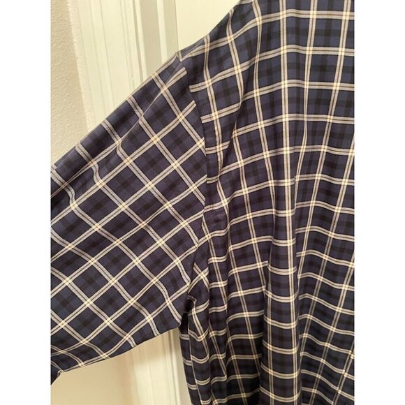 Van‎ Heusen No Iron Long Sleeve Plaid Shirt MEN'S SZ 2XL - Picture 4 of 11